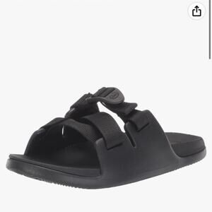 NEW Chacos Chillos Big Kids Black Slide Sandals, Sz 3, Unisex (C113)